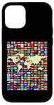 iPhone 12/12 Pro 252 Flags,World Flags,World map with flags. Case