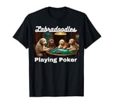 Dogs Playing Poker Labradoodles Dog Labradoodle Australian T-Shirt