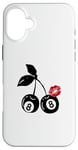 Coque pour iPhone 16 Plus Rouge à lèvres Esthetic Cherry Ball 8 Kiss