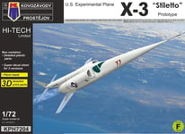 U.S. Experimental Plane X-3 "Stiletto" Prototype KPH7204 skala 1/72