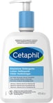 Cetaphil, Emulsion Nettoyant Fluide, Crème Visage Et Corps Hydratant Pour Peau S