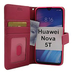 New Standcase Wallet Huawei Nova 5T (Hotpink)