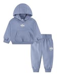 Nike Infant Boys Overhead Hoodie Set - Grey, Grey, Size 12 Months