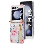 POLA Flower deksel Samsung Galaxy Z Flip 5 - White