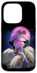 iPhone 14 Pro 3 Ibises Howling At The Moon Funny Ibis Bird Lover Birder Case