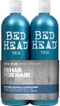 Bed Head by TIGI - Pack shampooing et après-shampooing - Soin réparateur cheveux professionnel - Cheveux secs et abîmés - 2x750 ml