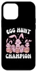 Coque pour iPhone 12 mini Egg Hunt Champion – Joli motif œuf de Pâques pour garçons et filles