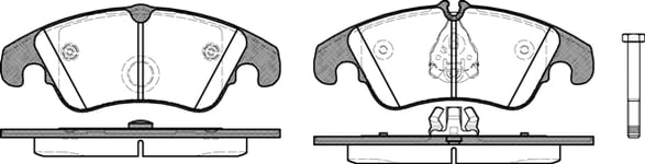 Bromsbelägg - Audi - A4, A6, A6 quattro, A4 quattro, Q5 quattro, A5, S4. Ford - Focus