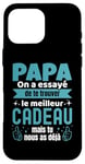 Coque pour iPhone 16 Pro Max Cadeau Pour Papa Fete Des Pere Cadeaux Anniversaire Homme