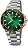 Oris 01 400 7769 6357-07 8 22 09PEB Aquis Grön/Stål Ø41.5 mm