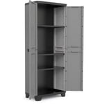 Armoire haute - KETER - STILO - 39 x 68 x 173 cm - Gris