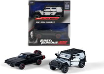 Fast Furious 2 Miniatures Jeep Wrangler Dodge Charger 1/32 Jada Toys