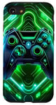 Coque pour iPhone SE (2020) / 7 / 8 Esthétique Graphique Jeu Vidéo Vert Jeux Gamer Adolescents