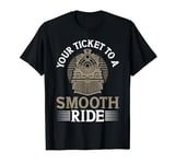 Your Ticket to a smooth Ride Train Conductor T-Shirt