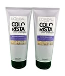 2 X L'Oreal Colorista Silver Shampoo 200ml