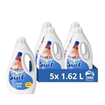 Surf Deep Sea Laundry Washing Liquid 300 washes with a joy-infused fragrance with natural essential oils lasting up to 12 hours in wear Detergent for brilliantly clean results (5x 1.62 L)