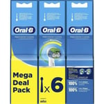 Oral-B Precision Clean ersättningstandborsthuvuden med CleanMaximiser Technology, 6-pack - 4210201325253