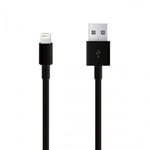 Lightning-kabel for iPhone & iPad, 1 meter, svart