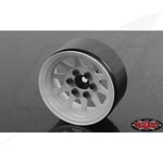 FR- Rc4Wd Oem Stamped Steel 1.9 Beadlock Wheels (White) - RC4ZW0208