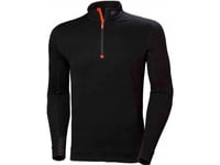 Helly Hansen Helly Hansen Lifa Merino Zip Sort Termoskjorte