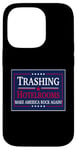 Coque pour iPhone 14 Pro Des chambres d'hôtel amusantes et saccadées font de l'America Rock Music Band un graphique