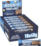 Bounty Triple Treat Fruit & Nut Chocolate Bars, Healthy Snacks, Bulk Chocolate,