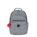 Kipling SEOUL Large Backpack w Laptop Protection ABSTRACT PRINT SS2024 RRP £98