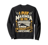 Marimba Player Musician Percussion Instrument Marimbist Sweatshirt