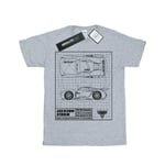 Disney - T-Shirt Cars Jackson Storm Blueprint - Garçon