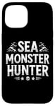 Coque pour iPhone 15 Citation amusante de plongée Sea Monster Hunter