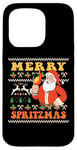 Coque pour iPhone 15 Pro Merry Spitz MAS X HO HO HOLY APEROLY XMAS SANTA Noël