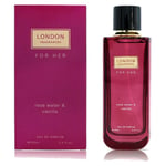 London Fragrances Rose Water & Vanilla 100ml EDP Perfume Spray - Women's