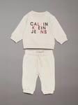 Calvin Klein Baby City Logo Pyjama Set, Whitecap Grey