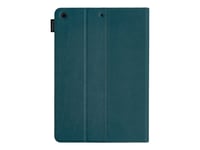 Gecko Covers Easy-Click 2.0 - Vikbart Fodral För Surfplatta - Velour - Petrolium - För Apple 10.2-Inch Ipad (9:E Generation)