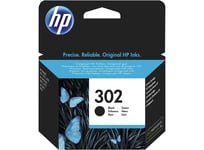 Genuine HP 302 Black Ink Cartridge for Deskjet 1110, 2130, and 3630 F6U66AE