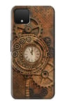 Innovedesire Clock Gear Steampunk Case Cover For Google Pixel 4 XL