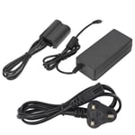 (UK Plug)Camera Power Adapter Dummy Battery Fully Coded Heat Resistant 100-240V