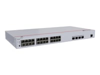 Huawei Ekitengine S220 Series S220-24P4x - Switch - Administrerad - 24 X 10/100/1000 (Poe+) + 4 X 10Gb Ethernet Sfp+ - Luftflöde Framifrån Till Sida - Rackmonterbar - Poe+ (400 W)