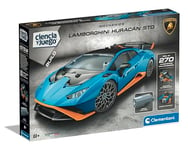 Clementoni Laboratoire de mécanique, Lamborghini Huracan STO, Jeu pour Monter Une Voiture de Course, Jouet Scientifique Stem en Espagnol, à partir de 8 Ans (55481)