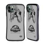 OFFICIAL JURASSIC WORLD FALLEN KINGDOM LOGO HYBRID CASE FOR APPLE iPHONES PHONES