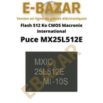 Puce MX25L512E Flash 512 Ko CMOS Macronix International MX25L512E - Nintendo Switch - Dock Hdmi - Noir