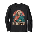 Put the Christ Back in Christmas Christian Faith Holiday Long Sleeve T-Shirt