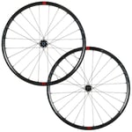 Fulcrum Rapid Red 500 DB 2WF Gravel Wheelset - 700c Black / 12mm Front 142x12mm Rear Campagnolo N3W Centerlock Pair 13 Speed Tubeless
