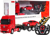 Rastar Radiostyrd 1:26 Mercedes-Benz Actros Med 1:24 Bil