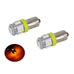 BA9S Led med 5st SMD5050 chip 2-pack T4W styling SilverGrey Gul-Orange 2-pack