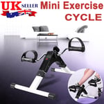 Portable Mini Pedal Exercise Bike Arm Leg Foot Resistance Cycle Pedal Exerciser