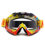 ZKDY Casque Tout-Terrain Lunettes D'Équitation Lunettes De Moto Lunettes De Ski Miroirs De Vent Hors Route Lunettes De Descente-18