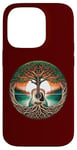 Coque pour iPhone 14 Pro Folk Music In Nature By A Lake Guitare acoustique hippie