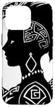 Coque pour iPhone 16 Pro Fantasy Post Punk Celtic Tribal Art Batcave Girl Gothique