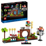 LEGO 21331 Ideas Sonic The Hedgehog – Green Hill Zone, Niveau du Jeu Vidéo, Kit de Construction, Idée Cadeau